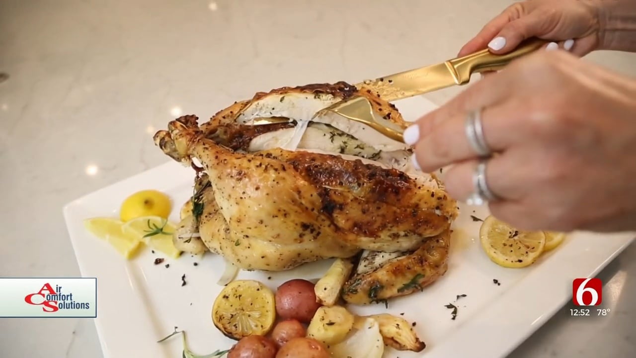 Cooking Corner: Roasted Chicken With Lemon, Potatoes & Parsnip