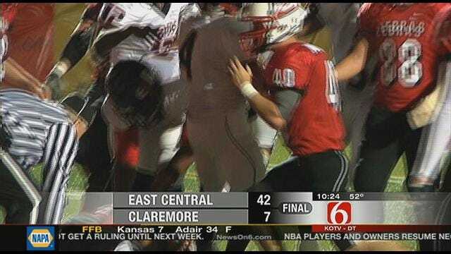 East Central Rolls In Final Game Of Season