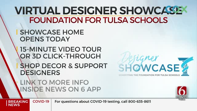 Foundation For Tulsa Schools' Designer Showcase Goes Virtual Due To Coronavirus (COVID-19) Pandemic