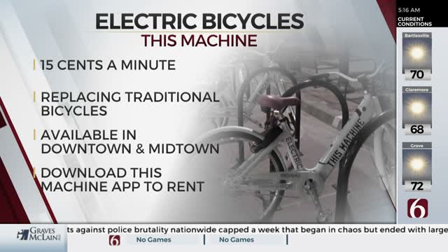 Tulsa Company Offers Rentable Electric Bicycles