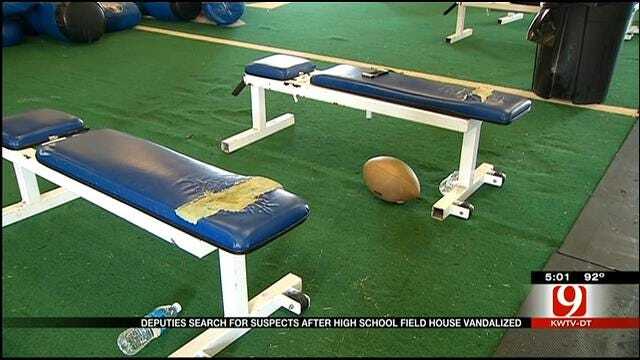 Deputies Search For Suspects After Bridge Creek Field House Vandalized
