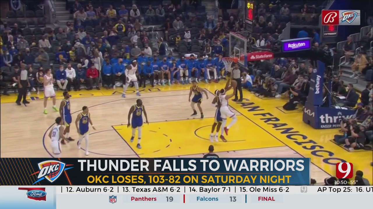 Thunder Falls to 1-5 After Loss to Warriors
