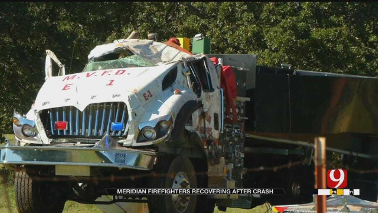 Logan County Volunteer Firefighters Recovering After Crash