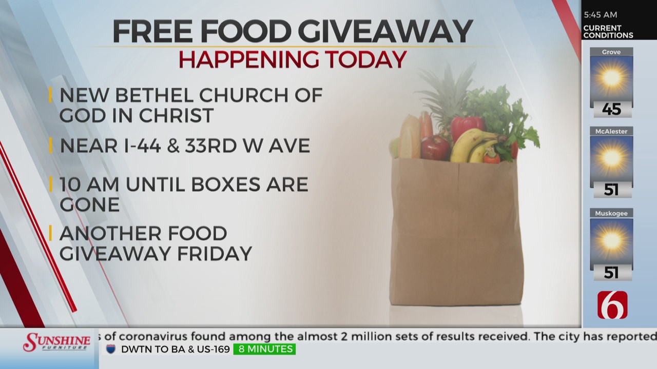 Local Church Offering Food For Those In Need