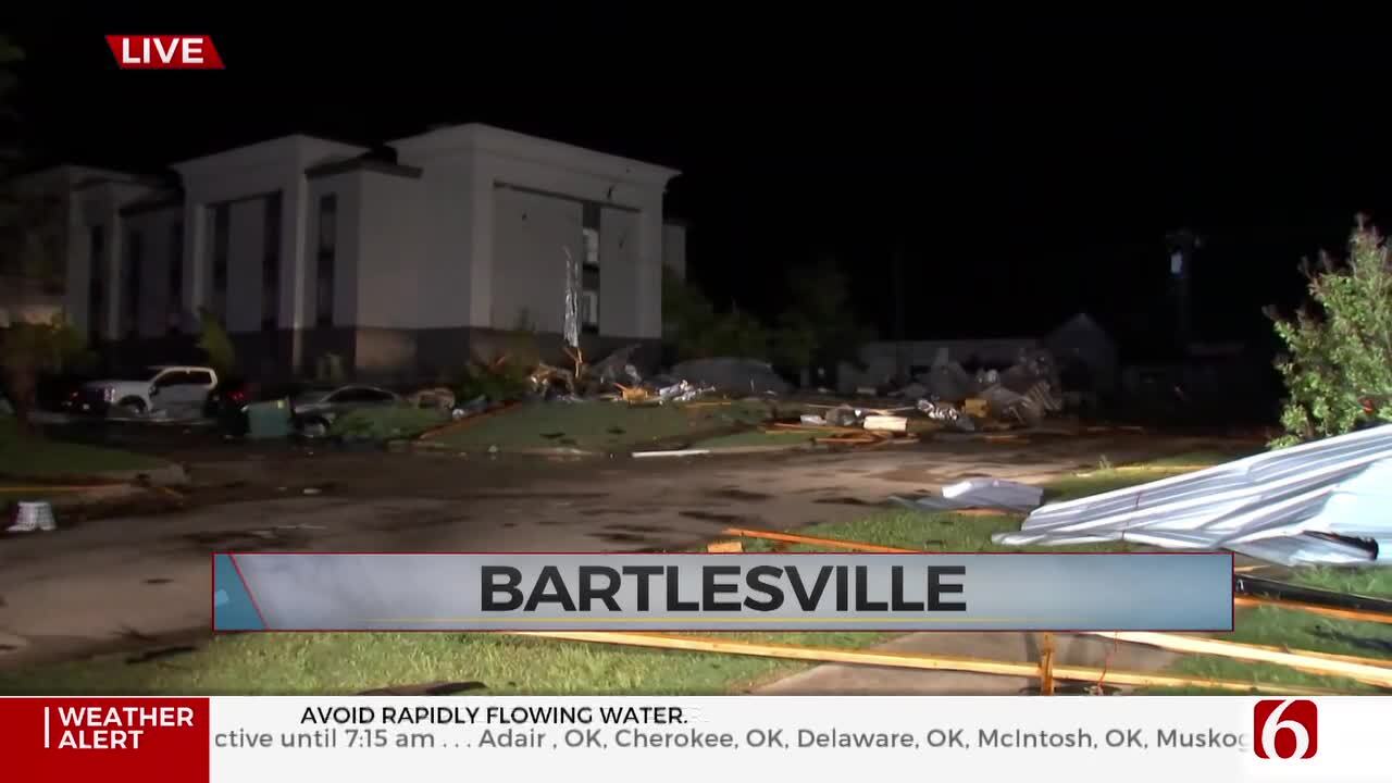 Some Injured, Major Damage Reported After Tornado Touches Bartlesville
