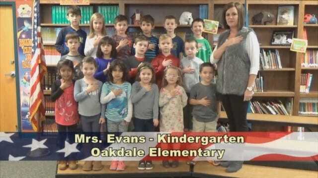 Mrs. Evans' Kindergarten Class At Oakdale Elementary