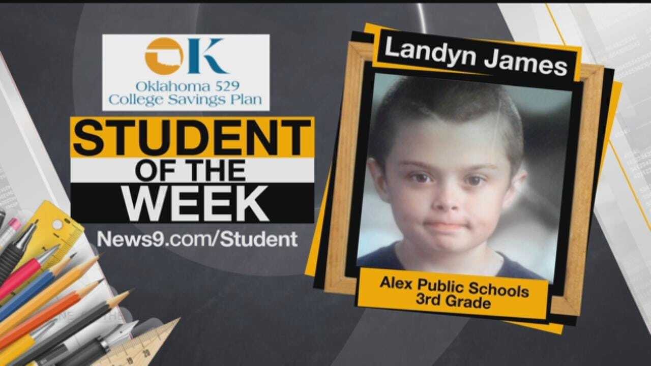 Student of the Week: Landyn James From Alex Public Schools