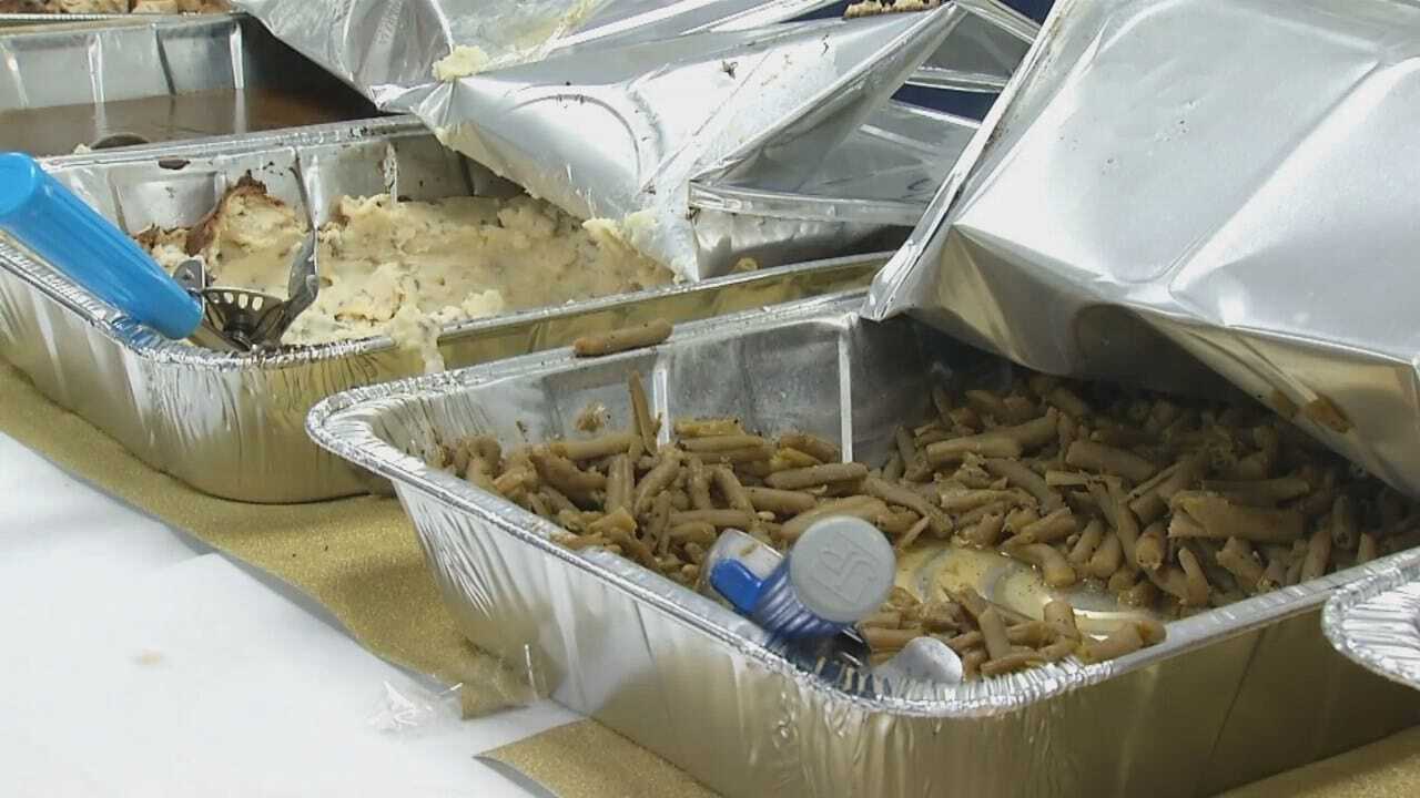 WEB EXTRA: Tulsa Students Get Early Thanksgiving Meal