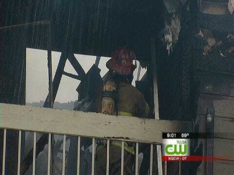Fire Damages East Tulsa Apartment Complex