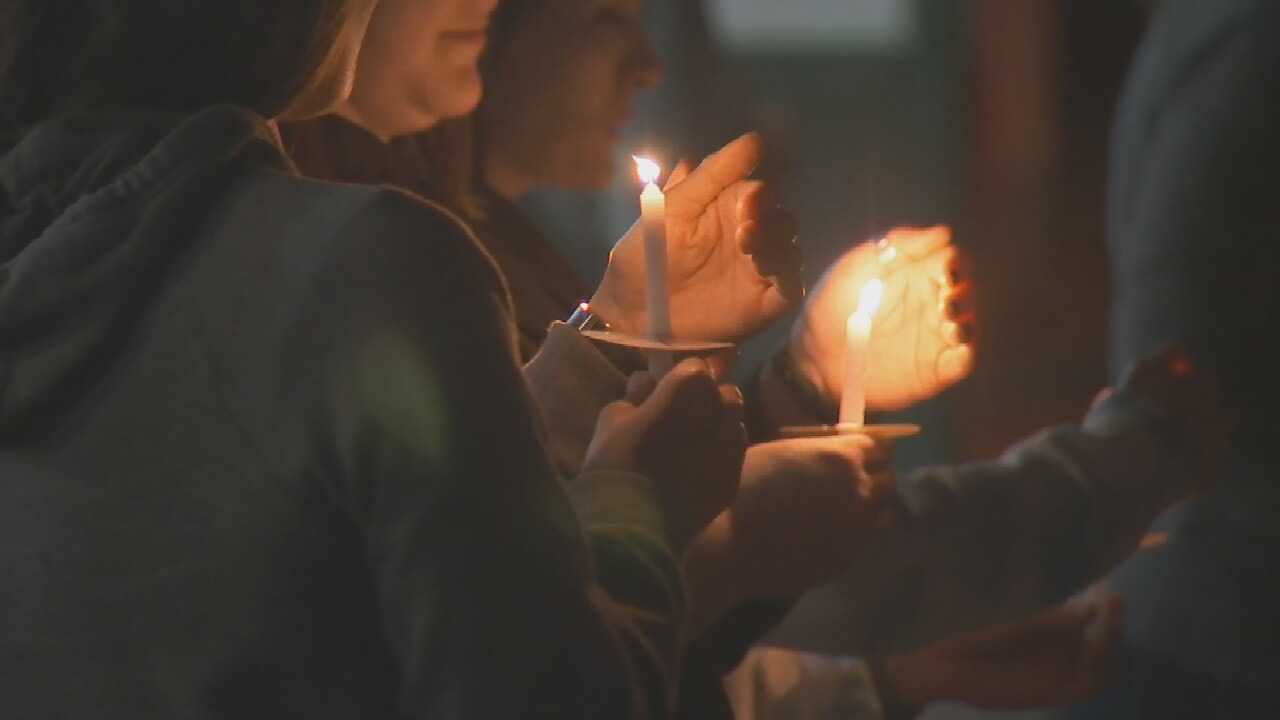 Family And Friends Hold Vigil For Sapulpa Woman Killed In August