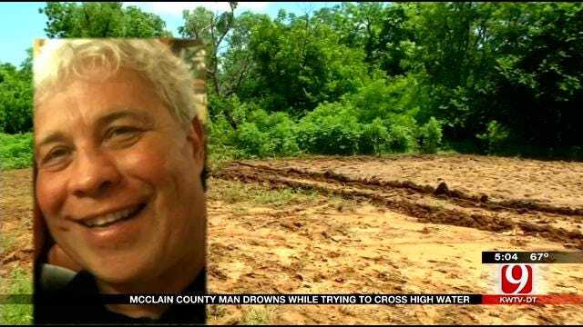 Man Dies Crossing High Water In McClain County