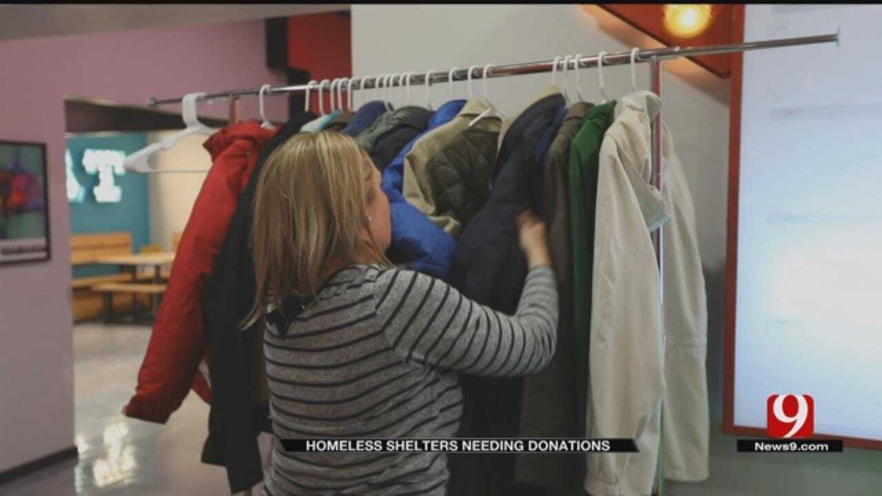 Donations Slow To Come In For OKC’s Homeless As Winter Starts Early