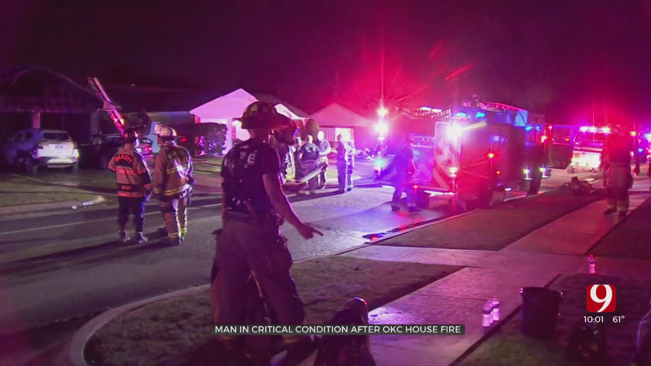Man In Serious Condition After SW OKC House Fire 