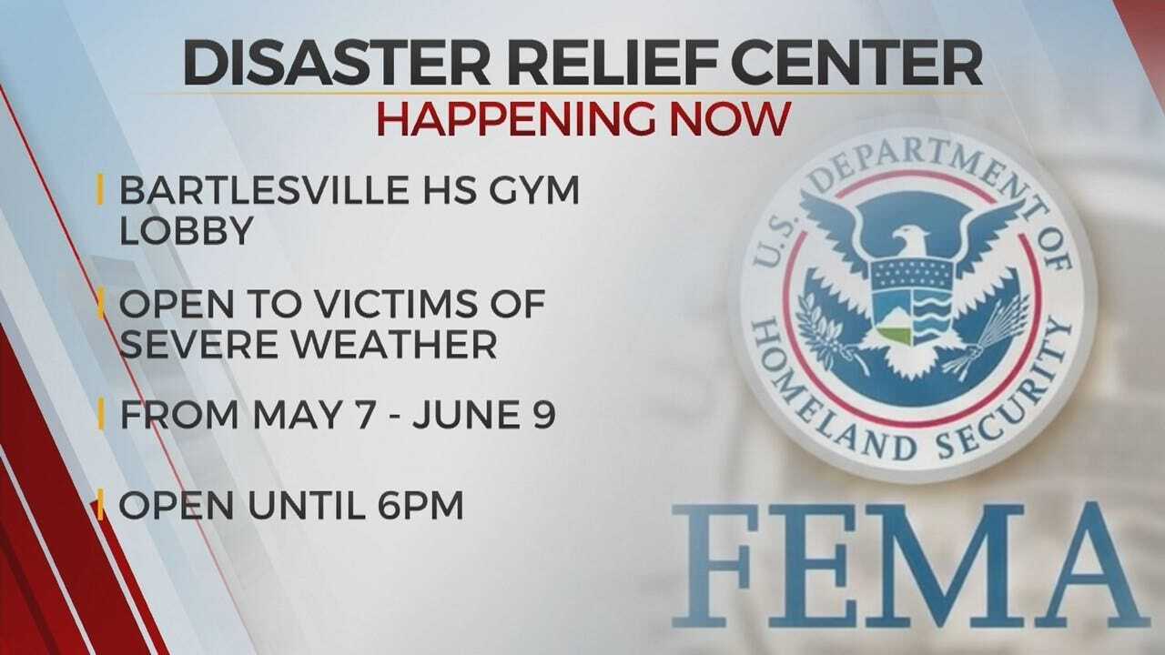 Mobile Disaster Relief Center Opens In Bartlesville