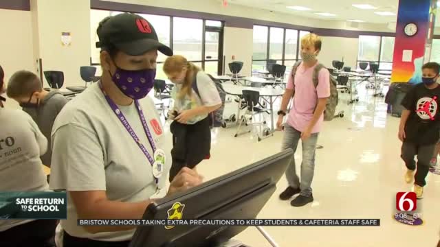 Bristow Schools Take Extra Precautions To Keep Students, Cafeteria Staff Safe
