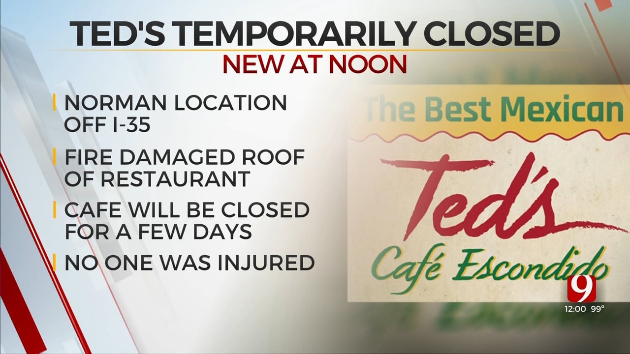 Ted’s Café In Norman Set To Reopen Following Fire