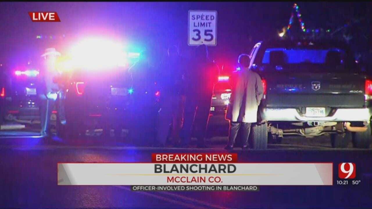 Investigation Underway Following Officer-Involved Shooting In Blanchard