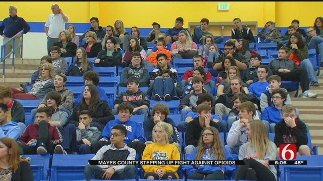 Mayes County Students Attend Assembly Over Opioid Dangers