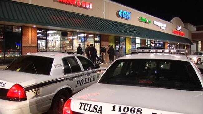 WEB EXTRA: Video From The Scene Of Attempted Tulsa Liquor Store Robbery