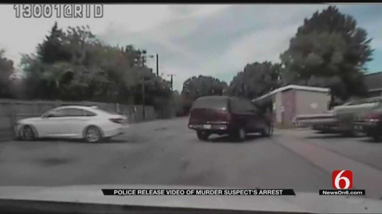 WATCH: Police Chase Involving Man Connected With Tulsa Murder