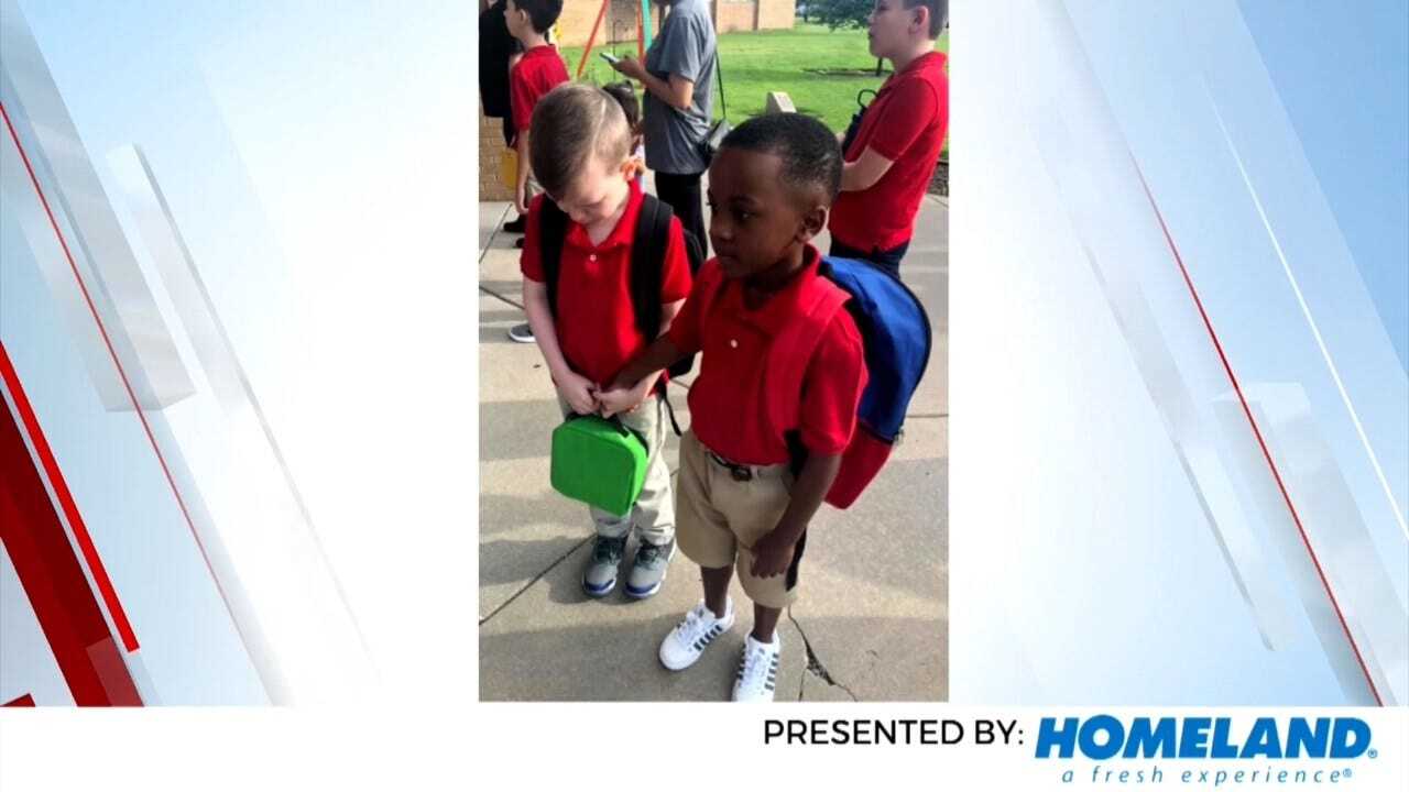 On A Good Note: Boy, 8, Goes Viral For Heartwarming Moment