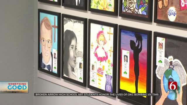 Museum Displays Broken Arrow Student Art Honoring The Lives Lost In OKC Bombing 