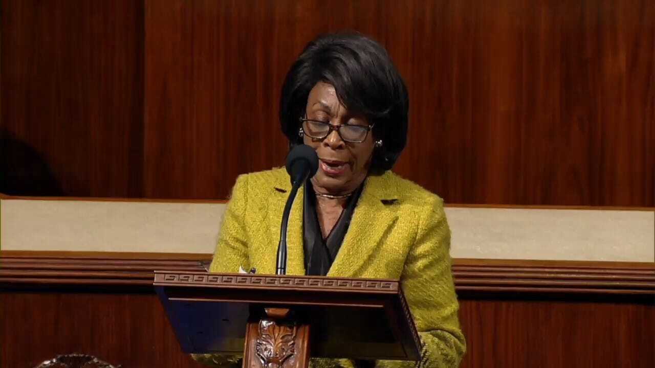 Rep. Maxine Waters Addresses House On Impeachment Vote
