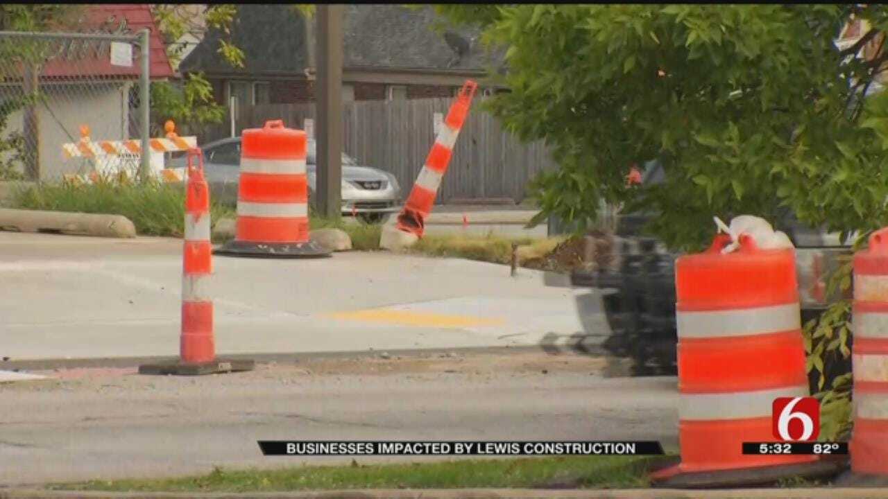 Ongoing Construction At 15th and Lewis Impacting Tulsa Businesses