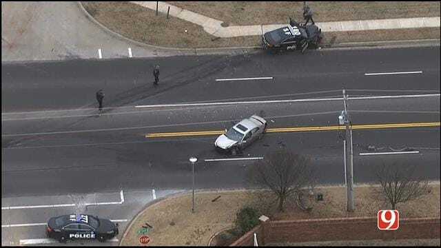 WEB EXTRA: Officer-Involved Accident In NW OKC