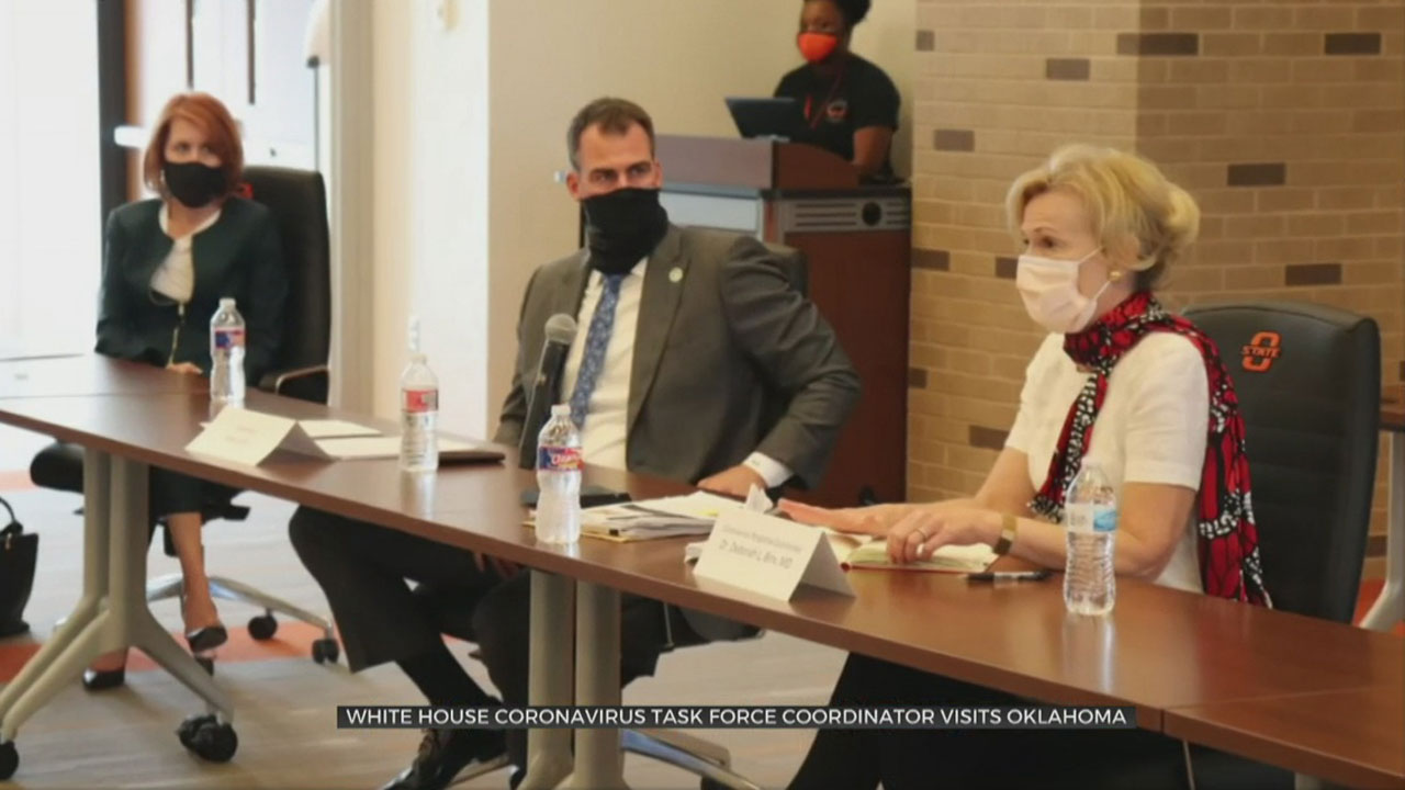 White House Coronavirus Task Force Coordinator Visits Oklahoma 