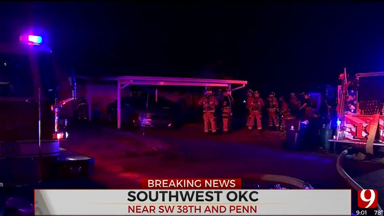 1 Person Dead After SW Oklahoma City House Fire, Firefighters Say