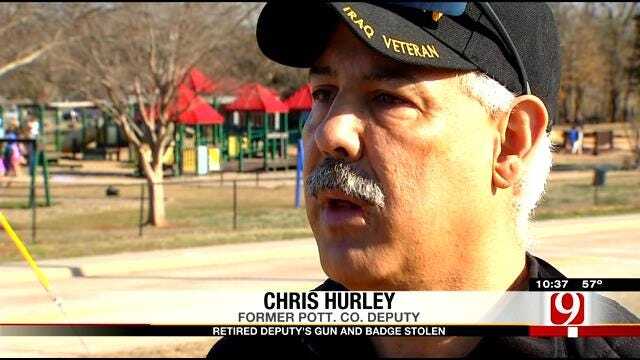 Thief Steals Retired Pottawatomie County Deputy's Badge, Gun