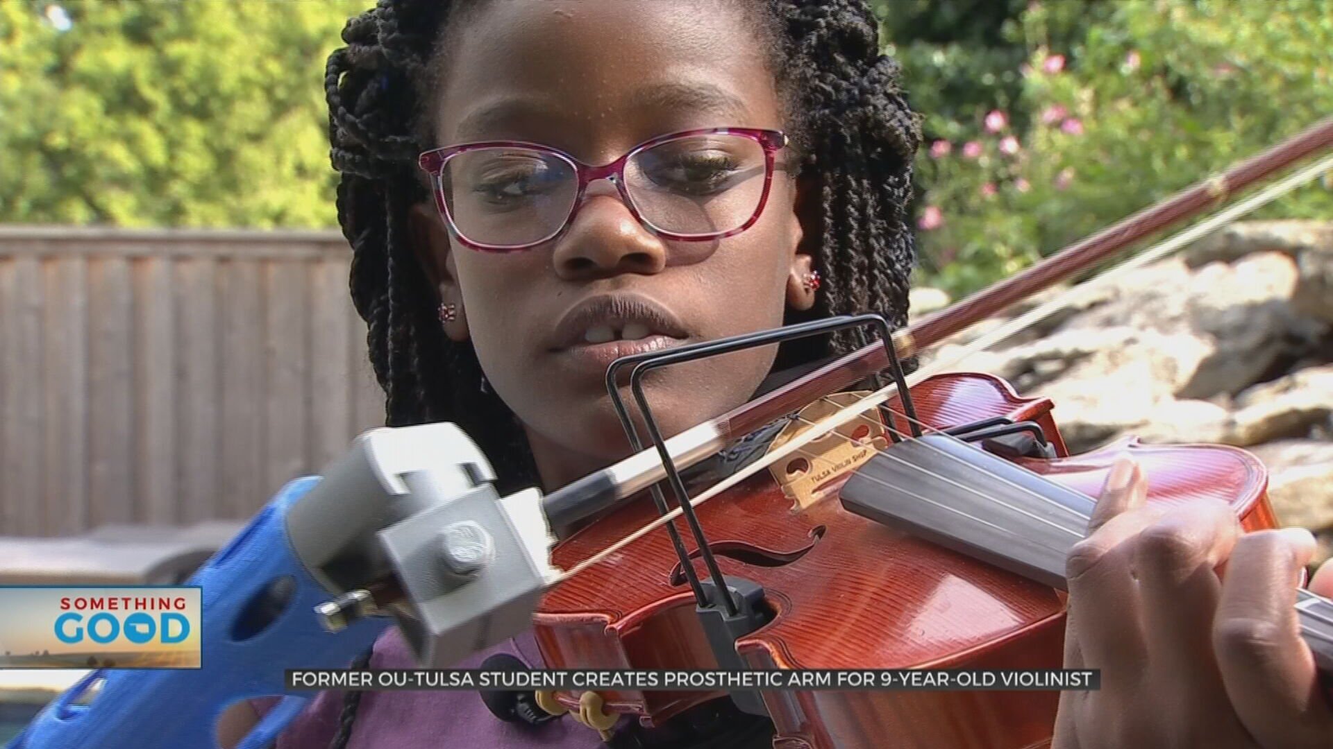 9-Year-Old Violinist Defies Odds With Help Of Former OU-Tulsa Student 