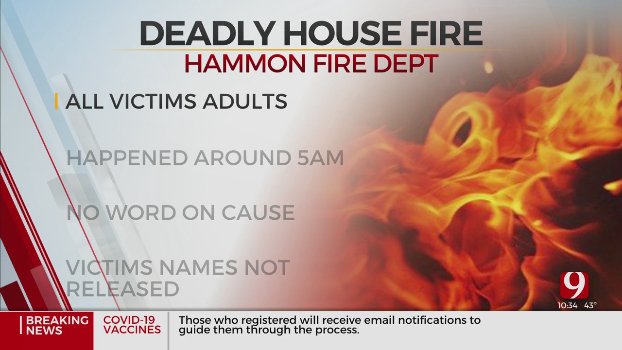 3 Adults Die In Hammon House Fire