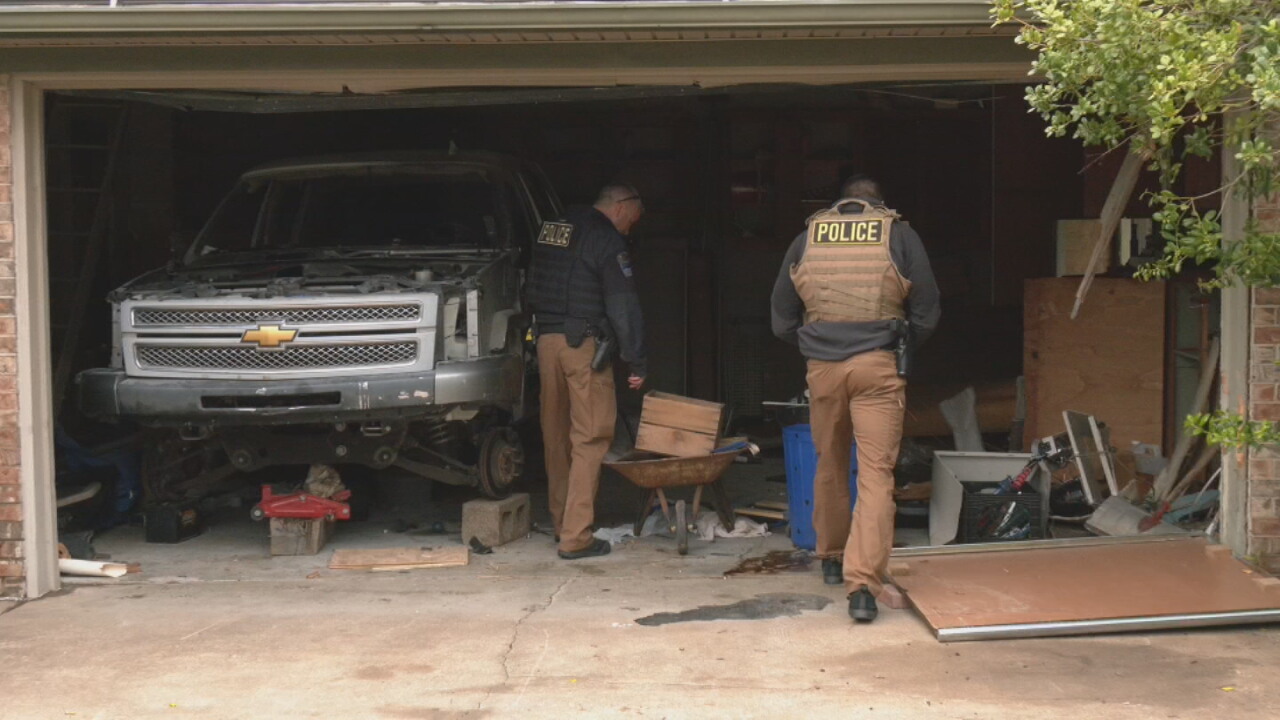 Police Arrest 2 Men In Connection To Chop Shop Inside Tulsa Home