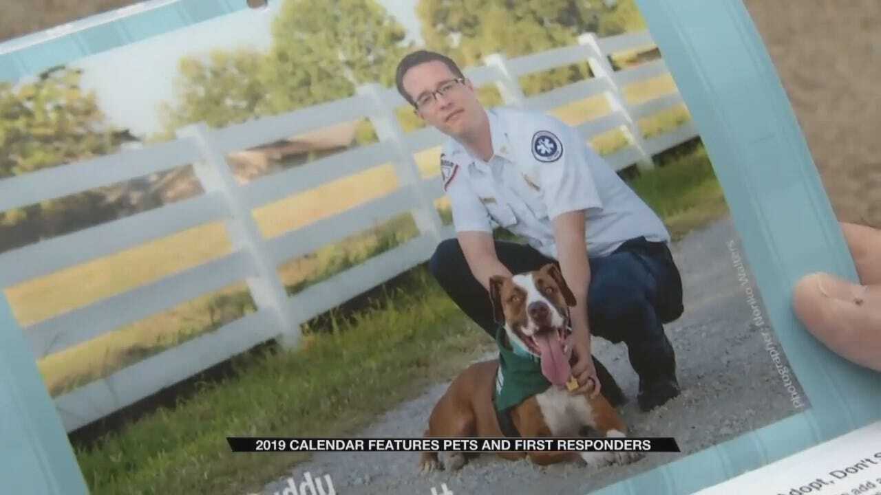 First Responders, Rescue Pets Featured In Tulsa Animal Aid Calendar