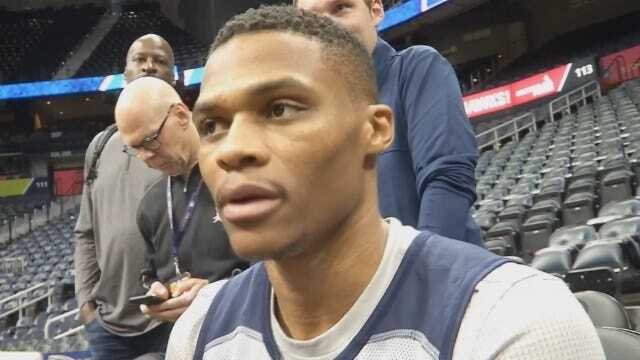 Russell Westbrook Reacts To Kobe's Retirement Announcement