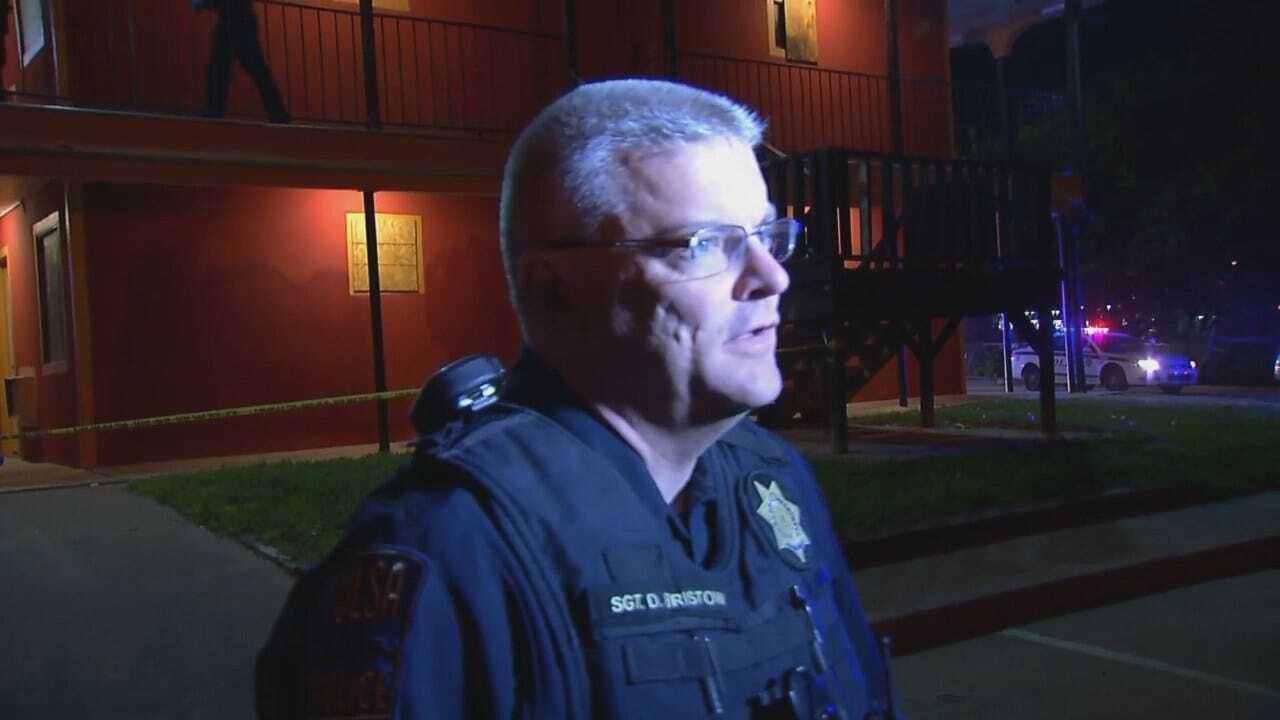 WEB EXTRA: Tulsa Police Sgt. Darren Bristow Talks About Shooting