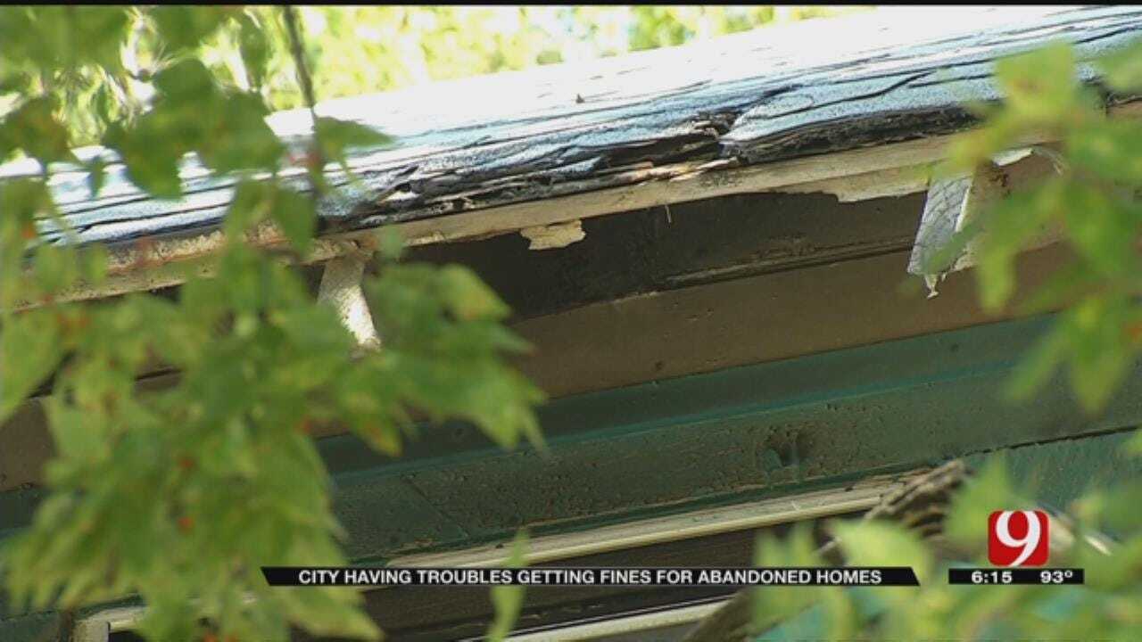 OKC Having Trouble Getting Fines For Abandoned Homes