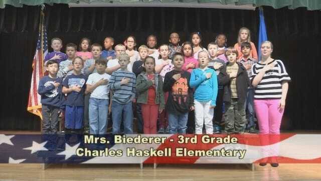 Mrs. Biederer's 3rd Grade Class At Charles Haskell Elementary