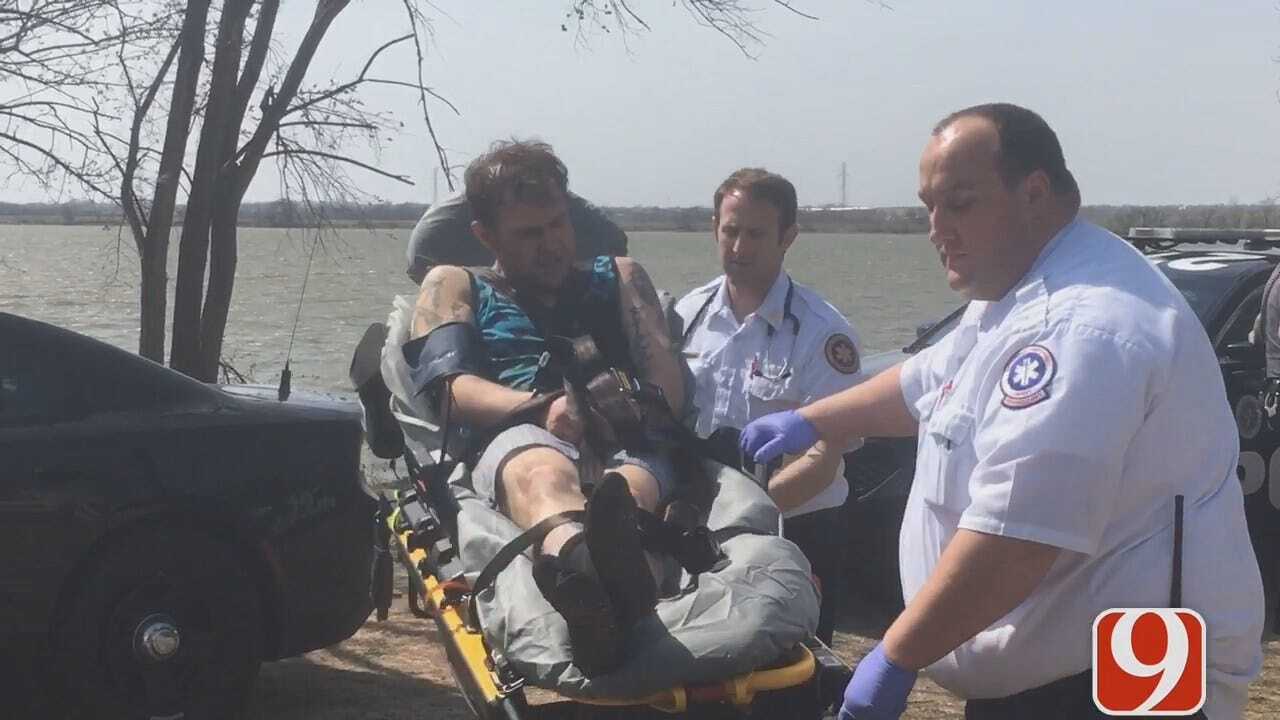 Chase Suspect Receives Medical Care Following Arrest