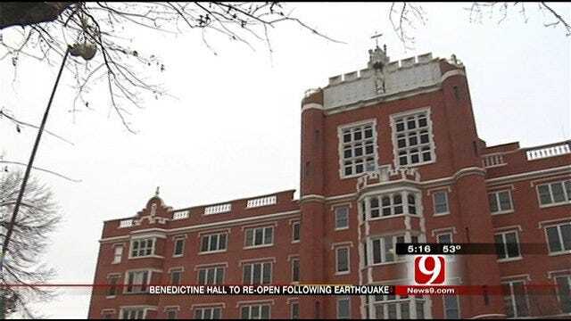 St. Gregory's Students, Faculty Return To Quake-Damaged Building