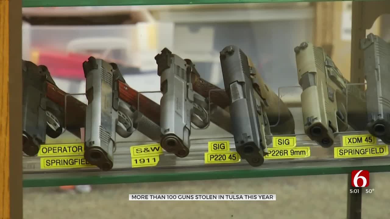 Tulsa Police Stress Gun Security After 100+ Firearms Stolen From Vehicles Since Start Of 2024