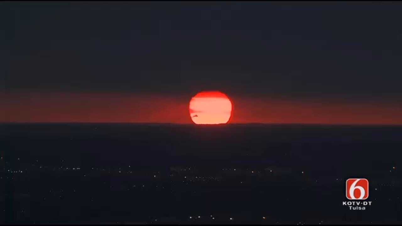VIDEO: Stunning Tulsa Sunset From Osage SkyNews 6 HD