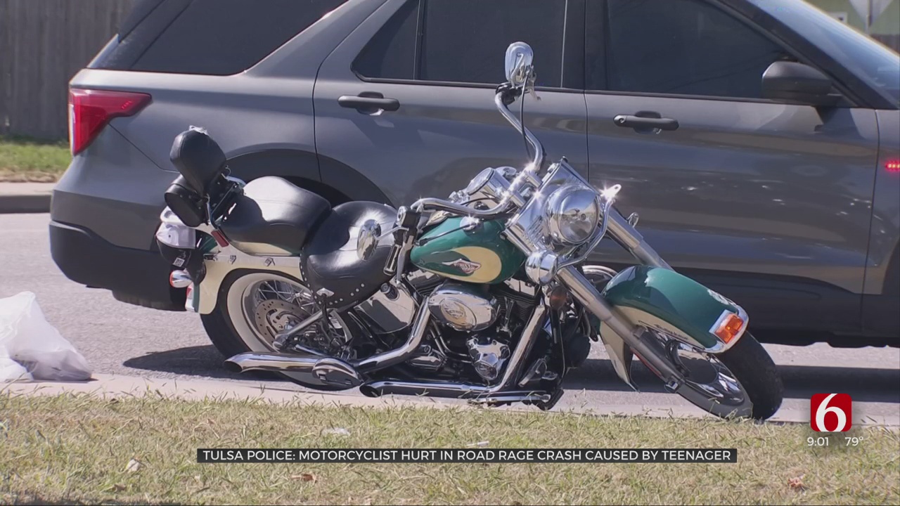 Motorcyclist Hospitalized After Road Rage Incident Caused By Teen, Police Say 