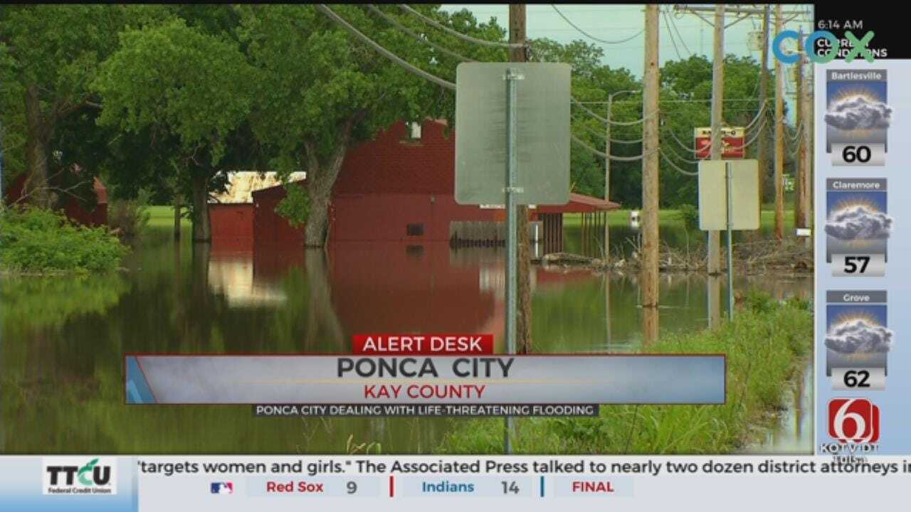 Ponca City Under Extreme Flood Warning