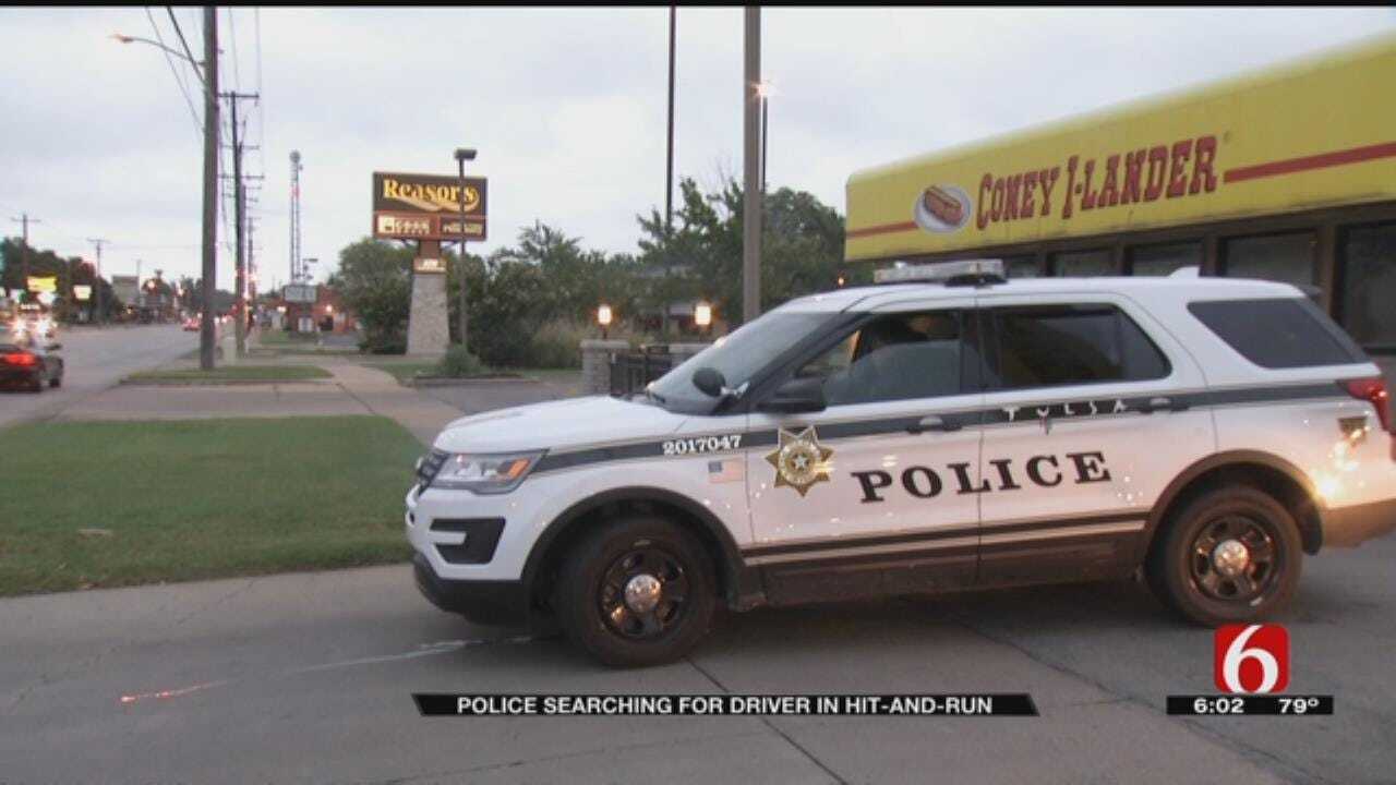 Police: Car Hits Tulsa Jogger, Driver Fails To Stop