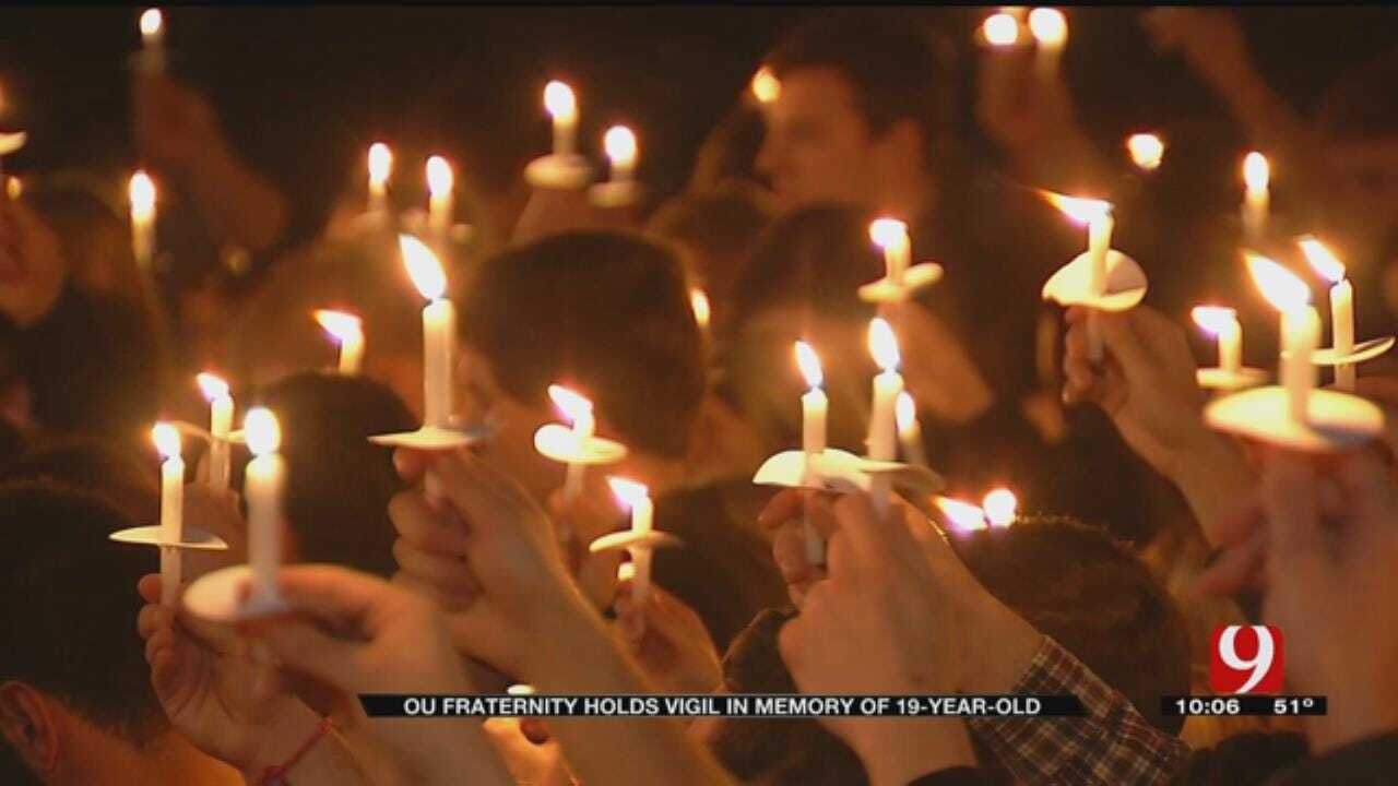 OU Fraternity Holds Vigil In Memory Of 19-Year-Old