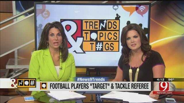 Trends, Topics & Tags: Texas Football Players Tackle Referee