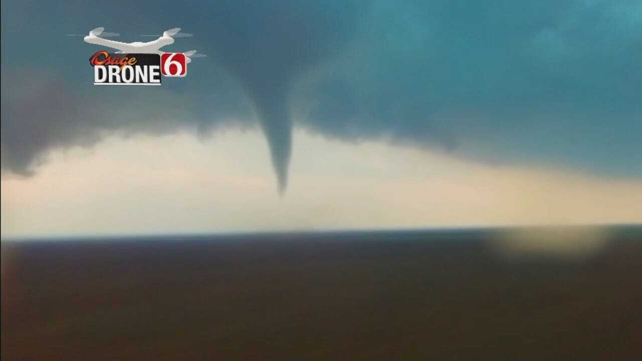 WEB EXTRA: Drone 6 Video Of Stamford, Texas Tornado